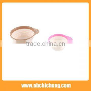 Animal Collapsible Bowls, Silicone Feeding Bowls, Dog Rubber Folding Bowl photo-2