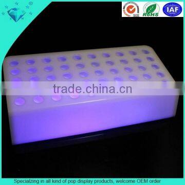 White Plastic Acrylic Ballpoint Pen Display Shelf for Retail Shop photo-3