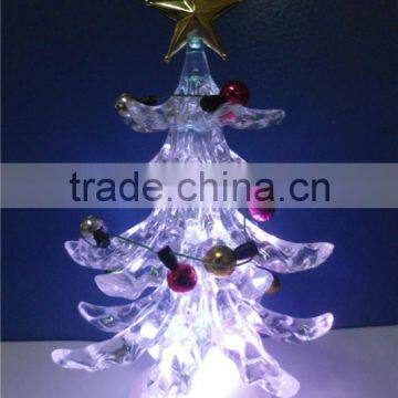 Dongguan Acrylic Mimi Christmas Tree With USB Music Lighting