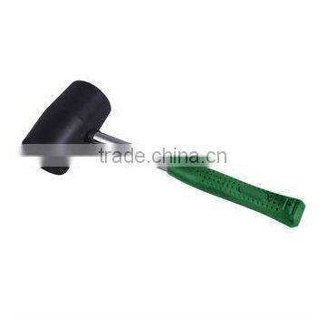 RUBBER MALLET WITH STEEL HANDLE