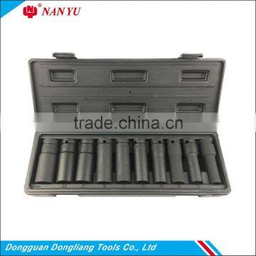 11PC 1/2DR Pneumatic Impact Bit Deep Socket Set