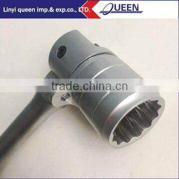 CRV Head Carbon Steel Handle Flexible Swing Over Scaffold Wrench photo-4