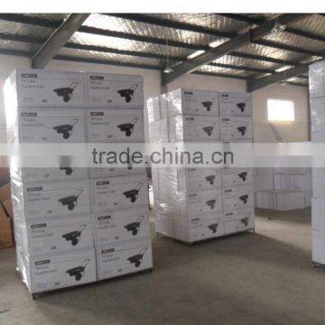 5 Cubic Feet Poly Tray Garden Wheelbarrow With Double Wheels photo-4