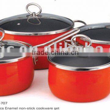 Enamelled Carbon Steel Cookware Set