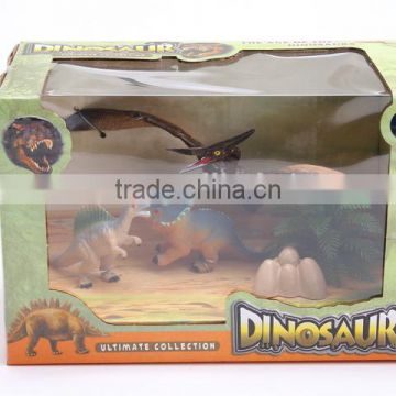 hot sell promotion animal set ABS life big dinosaur toy with HR4040