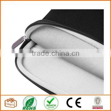 Laptop Case, PLEMO Nylon Lycra Fabric 14 Inch Laptop / Notebook Computer Case Briefcase Bag Pouch Sleeve, Black photo-3