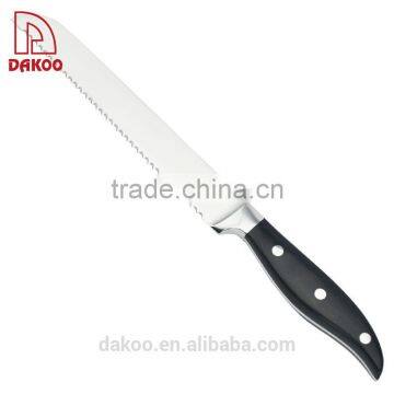 8"Bread Knife, Forged and Pakka Wood Handle Black Color