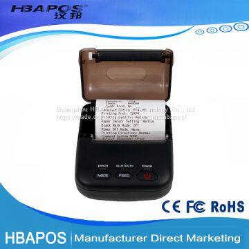 HBA-T12 Cheap 58mm Mini Bluetooth Thermal Printer Pos 58 Printer Thermal Driver Pos Receipt Printer photo-3