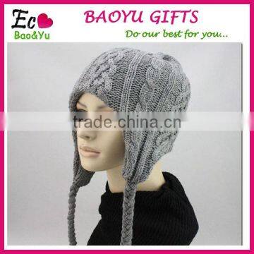 Top Selling Products 2015 Women's Winter Warm Hats Braided Crochet Hats Ski Beanie Hat photo-2