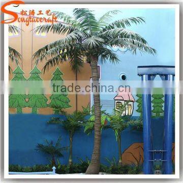 Factory hot sale artificial coconut tree differant types of plants and trees make artificial fake coconut palm tree