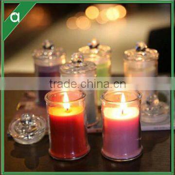 Natural Plant Scented Glass Candles Without Smoke Candle, Candle Resistant To High Temperature Glass Wax photo-3