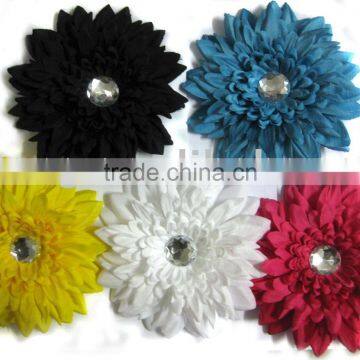 Big Gerbera Daisy Flower with rhinestone