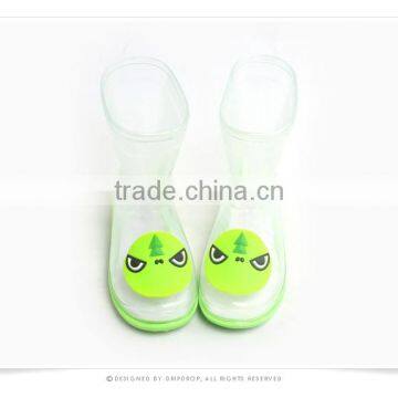 Half Transparent Pvc Rain Boots for Kids photo-3