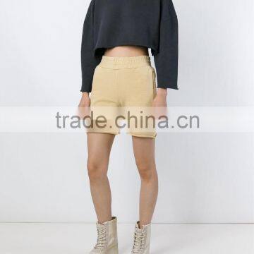 European Styles Fashion Women Loose Fitness West Track Shorts Pants Wholesale China Factory Custom Made Casual Shorts Pants photo-4