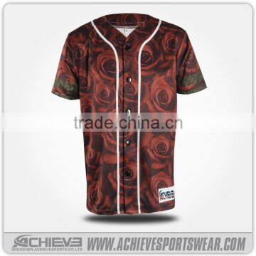 custom men camo baseball training jersey/camo softball jersey