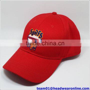 100% cotton fashion embroidered logo sports cap