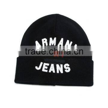 100% Acylic Cottonacrylic Beanie Printing Knit Hats/winter Caps photo-2