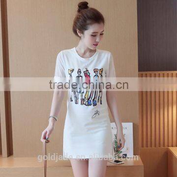 Plus Size Good Quality Fashion New Arrival Printed Women t Shirts and Girl T-shirt Dresses photo-3