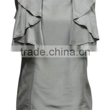 OEM/ODM Manufacturer New Designs Summer Fashion Ladies Formal Blouse and Pants photo-2