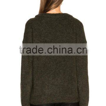 2016 New Arrival Lady Mohair Sweater Customized Factory Price photo-5