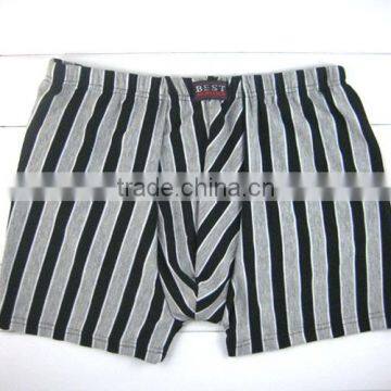 Fashion Geometry Stripe Men Underwear High Quality Bamboo Fiber Men Boxer Briefs photo-6