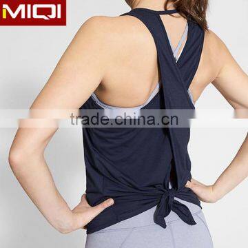 OEM Factory women fitness tank top with best price wholesale athletic wear workout tank top