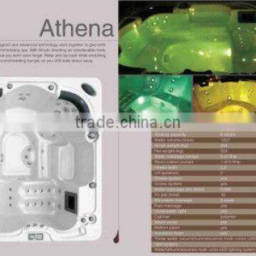 Accommodating and unbelievable body massage of Hot tub spa for 6 person--Athena