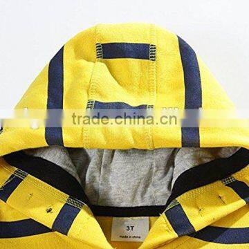 Kids Stripe Hoodies Wholesale Lovely Bee Hoodie Sweatshirt Printing Custom for 1~7 Years Kid photo-4