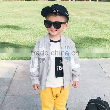 S15990A 2017 Spring Boy Korean Children Bomber Jacket Coat photo-2