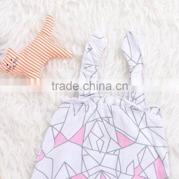 S60687B 2017 New Summer Children Harness Girl Cotton Climbing Baby Jumpsuit Overall Girl photo-2