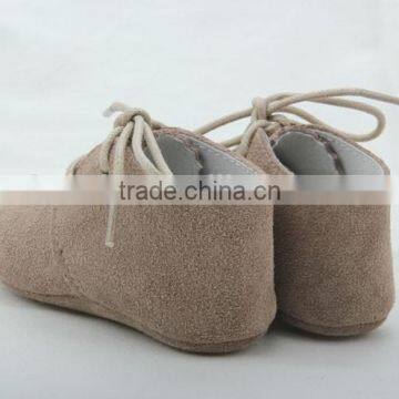 New Style Genuine Sheepskin Leather Baby Shoes photo-3