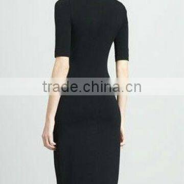 New Arrival Ladies Formal Fitted Pencil Dress 3044 photo-2