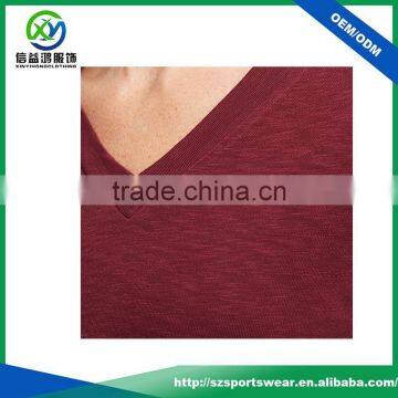 Latest Shirt Designs for Women With Red Color Bamboo T-shirts Wholesale, Bamboo Clothing With Your Logo photo-4