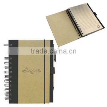 elastics recycle notebook /hardbound notebook/diary notebook