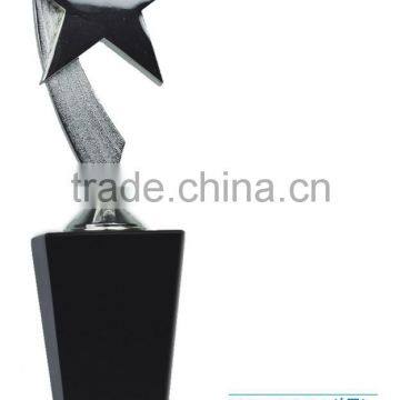 Popular Wood Trophy Base Gold Plated STAR Awards Metal Trophy photo-2