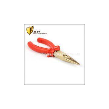 Non sparking Pliers,Copper Long Nose Pliers,Safety Hand Tools