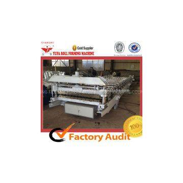 Glazed Tile Forming Machine Making Stepped Roofing Sheet