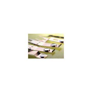 High conductivity pure silver contact assembly for low current switch