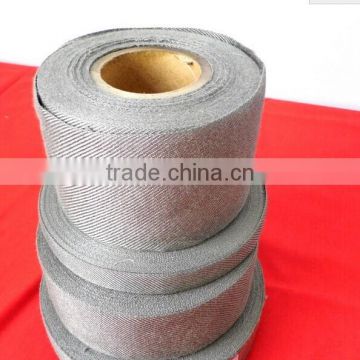 high temperature resiatant stainless steel fiber woven belt made in China