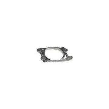 Stainless Steel W4 Double Bolt Hose Clamps For Sewage Treatment 70 - 80mm