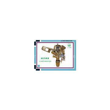 Fine Spray Irrigation Brass Impact Sprinklers Heads 3/4 Inch For Agriculture