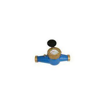 Vertical Digital Multi Jet Water Meter , Brass Cold Water Volume Meter