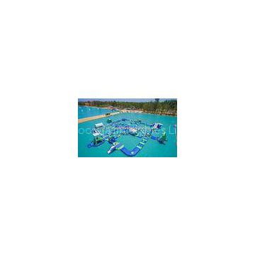 Giant Lake Inflatable Water Park Rentals , Inflatable Water Sports Equipment