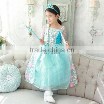 Hot selling Girls dress Frozen fashion dress party dress for children