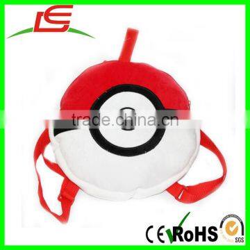 wholesale medium plush pokeball school bag pokemon backpack