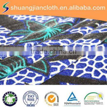 Plaid velour printed upholstery material fabric