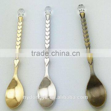 hear rhino vintage coffee spoon /htg zinc alloy creative ice cream spoon and fork /fancy dessert spoon dinnerware