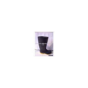PVC Boots with steel toe cap and midsole