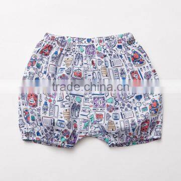 Baby Girls' Essential Fashion Full Lovely Printing Casual Bread Short