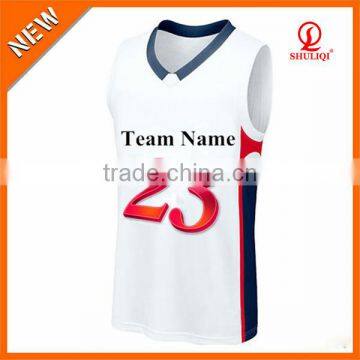 High quality youth basketball uniforms wholesale athletic basketball jersey custom made uniforms